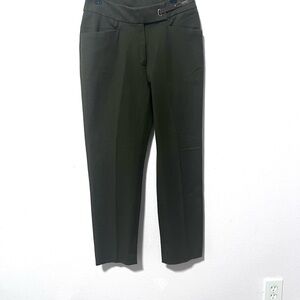 Ralph Lauren Women's Ankle Pants - Olive Green 6